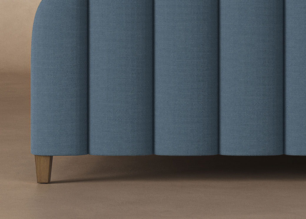 Augustine Bed Frame in Steel#color_steel