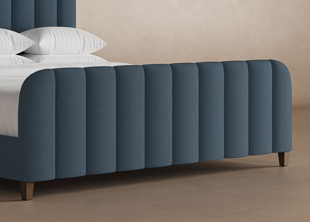 Augustine Bed Frame in Steel#color_steel