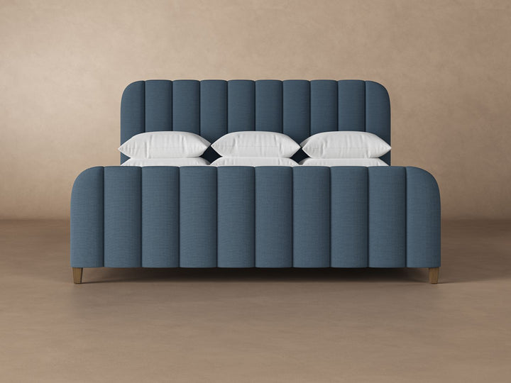 Augustine Bed Frame in Steel#color_steel