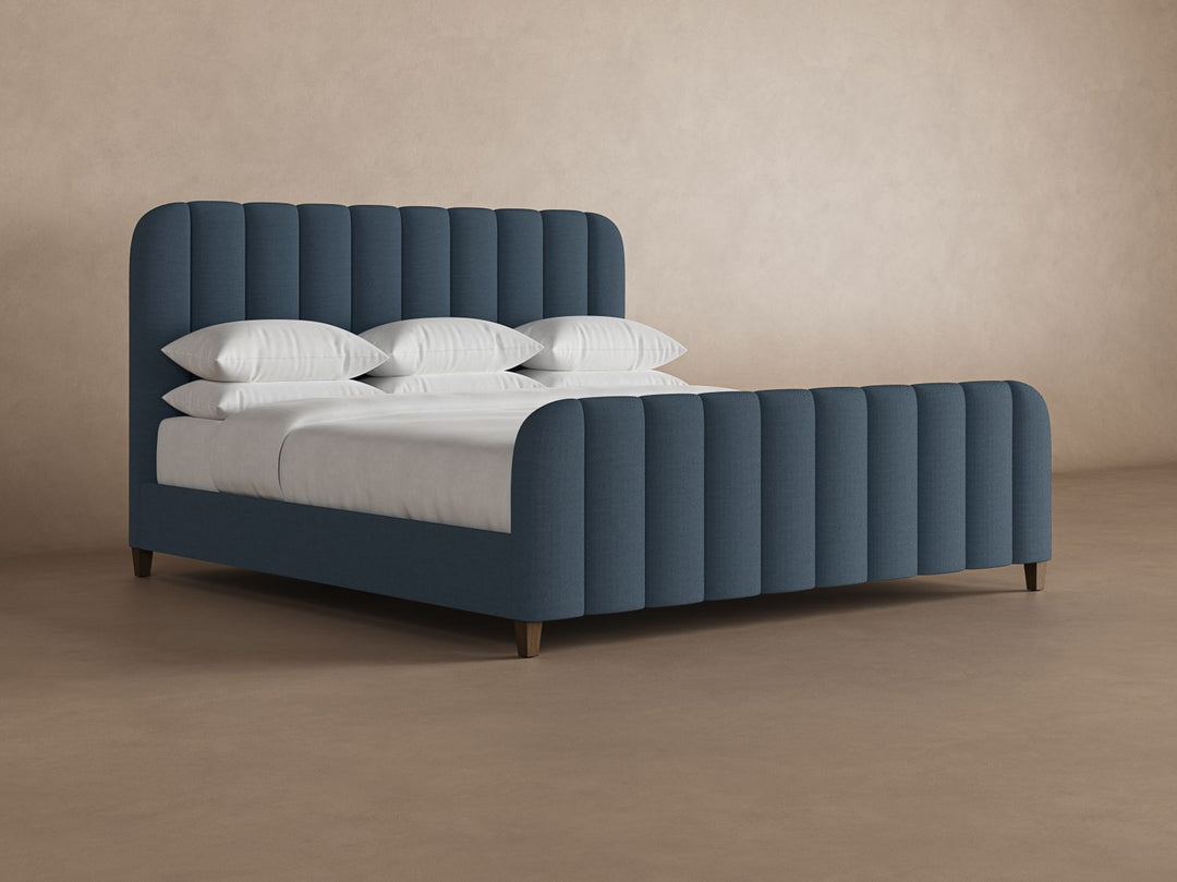 Augustine Bed Frame in Steel#color_steel