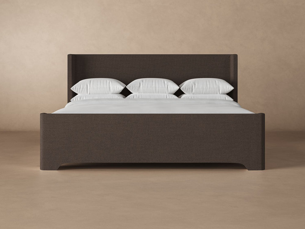 Celine Bed Frame in Bark#color_bark