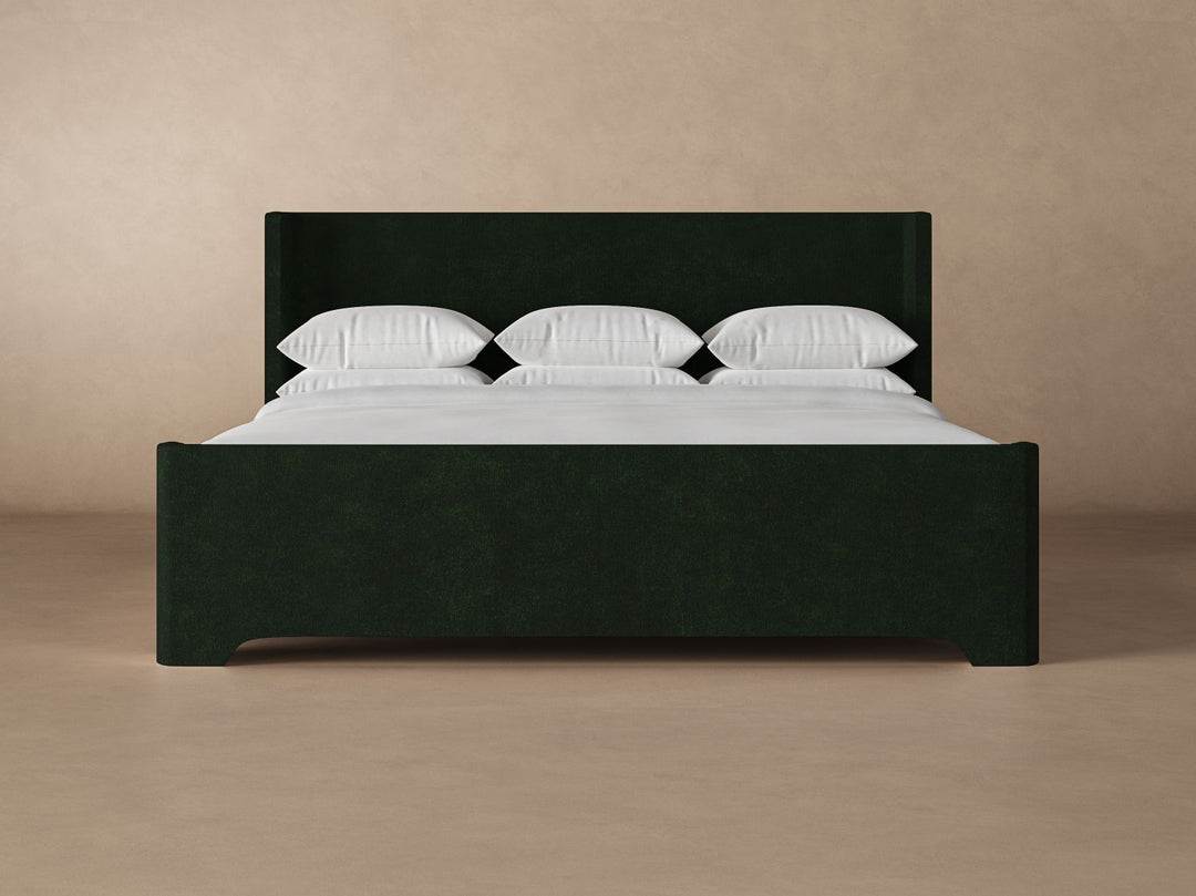 Celine Bed Frame in Emerald#color_emerald