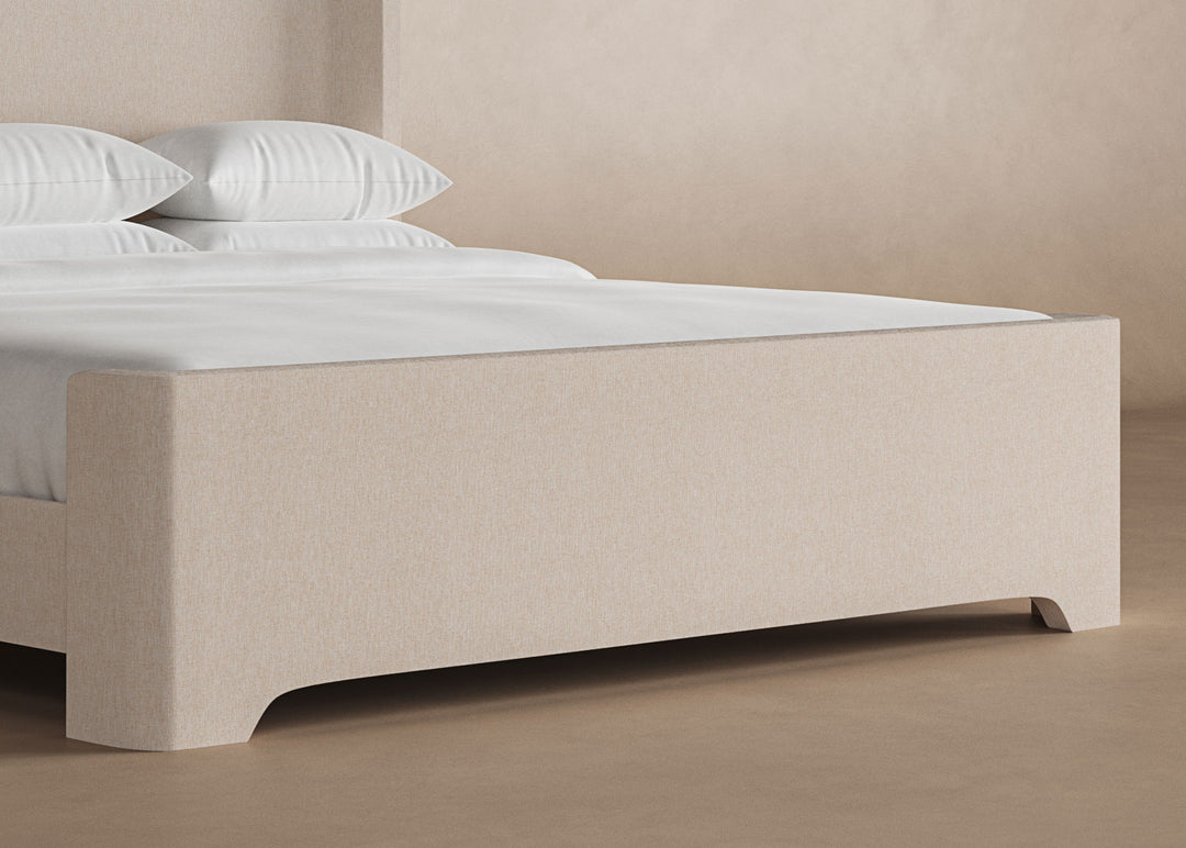 Celine Bed Frame in Oatmeal#color_oatmeal