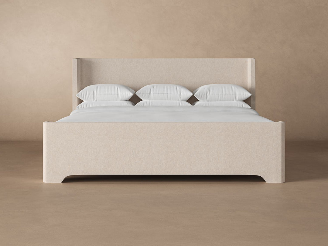 Celine Bed Frame in Oatmeal#color_oatmeal