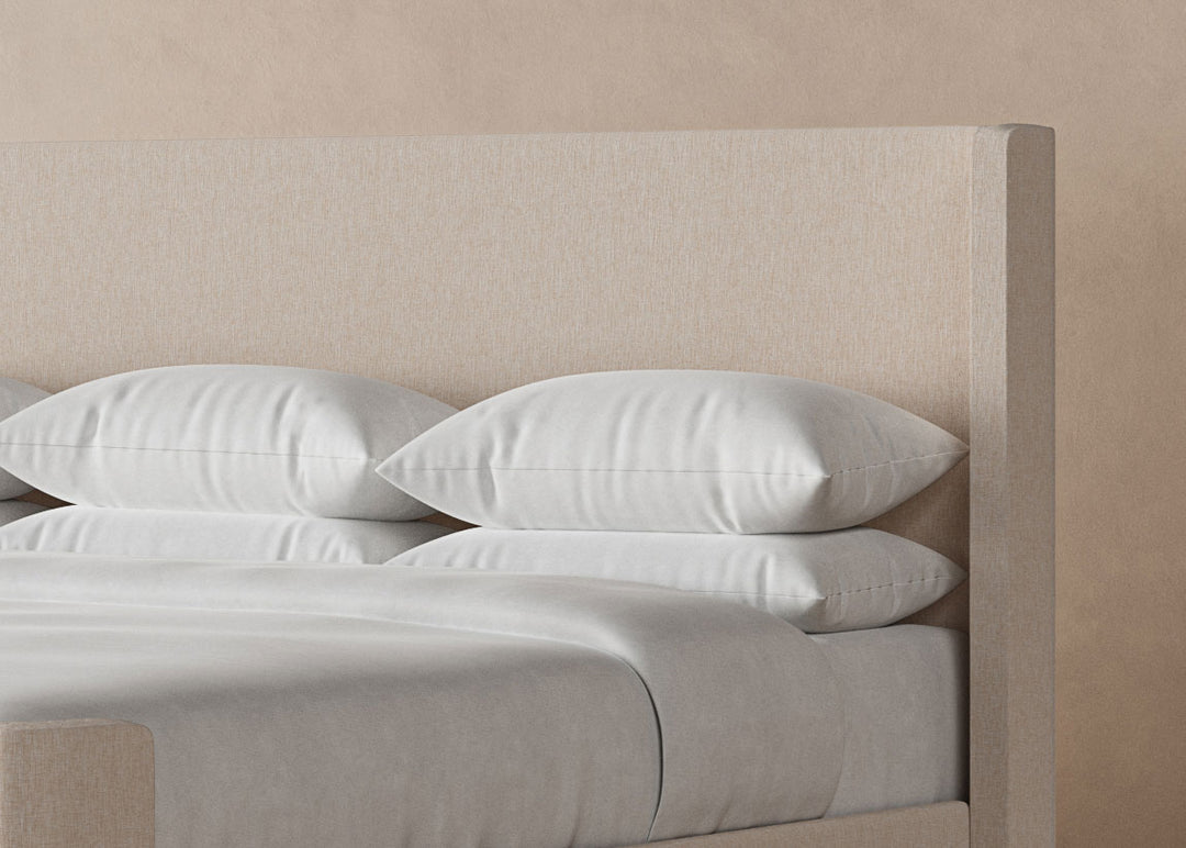 Celine Bed Frame in Oatmeal#color_oatmeal