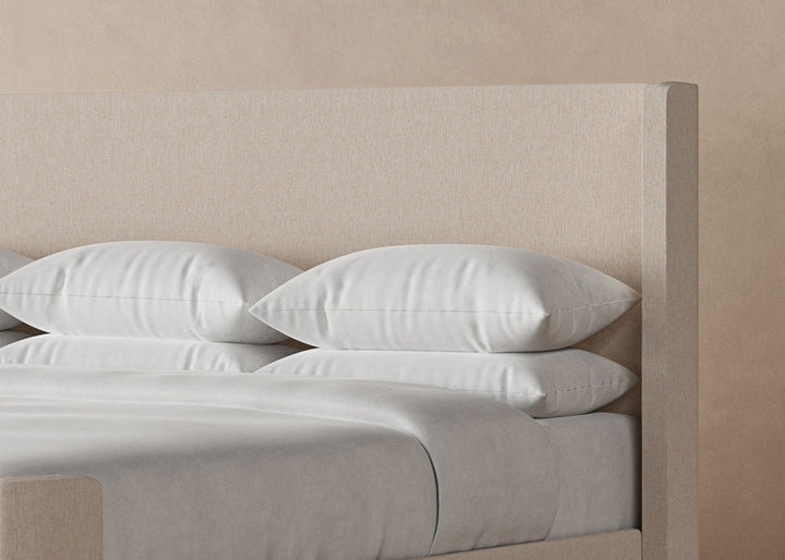 Celine Bed Frame in Oatmeal#color_oatmeal