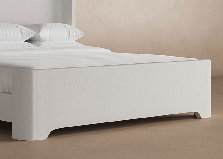 Celine Bed Frame in Snow#color_snow