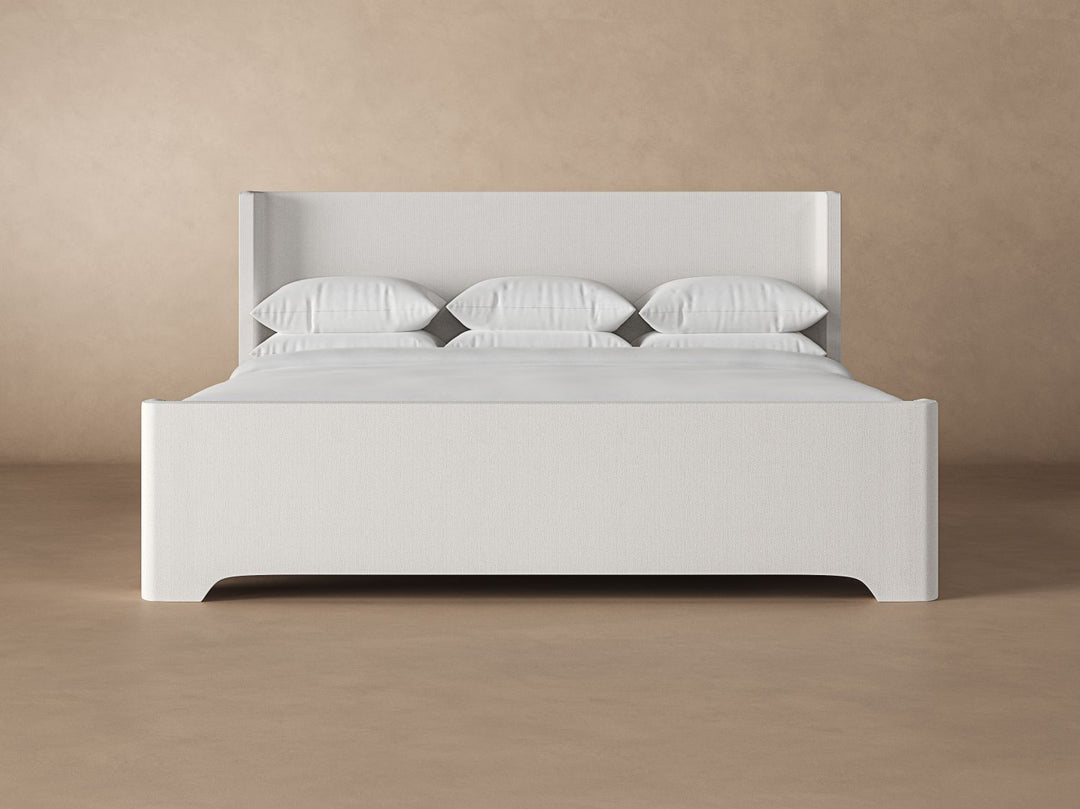 Celine Bed Frame in Snow#color_snow