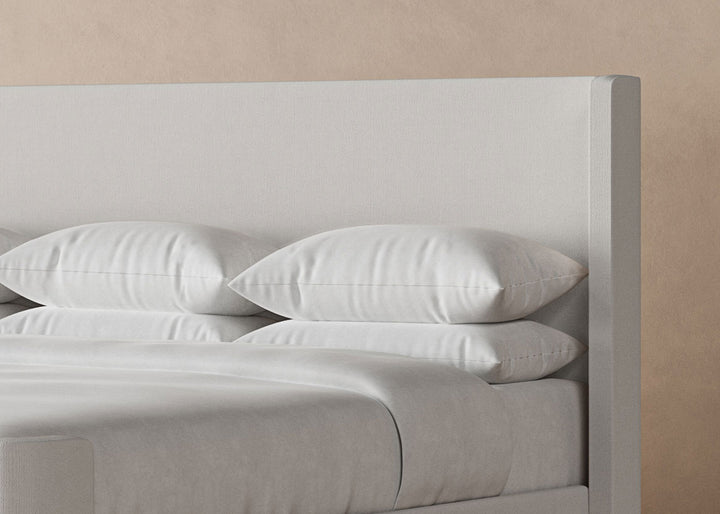Celine Bed Frame in Snow#color_snow