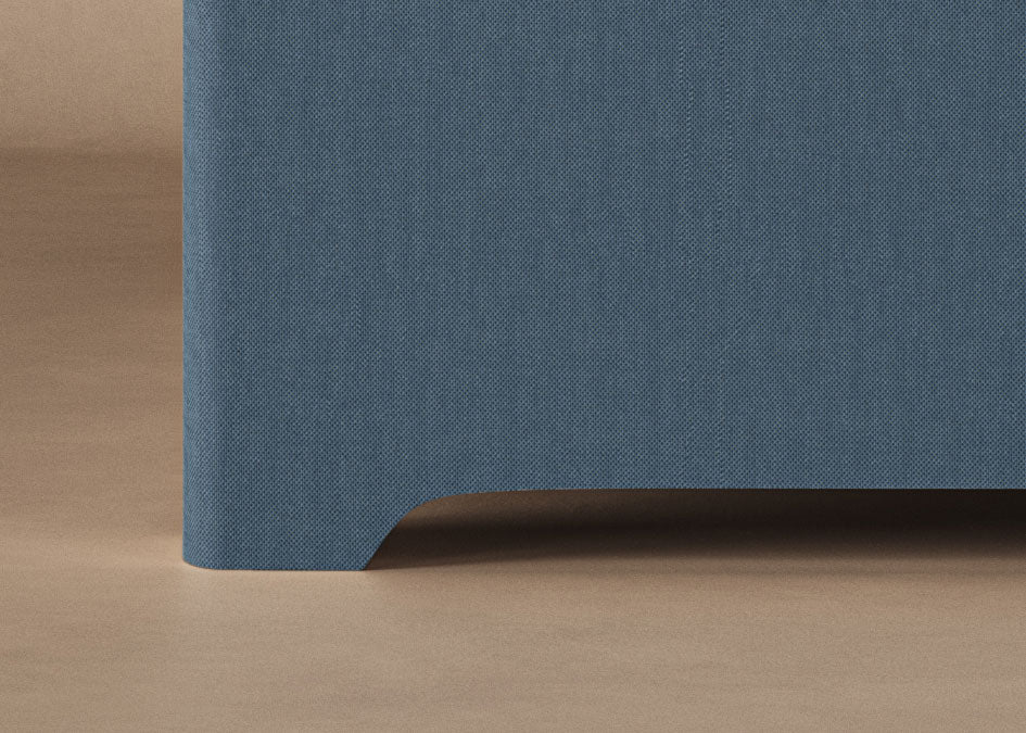 Celine Bed Frame in Steel#color_steel