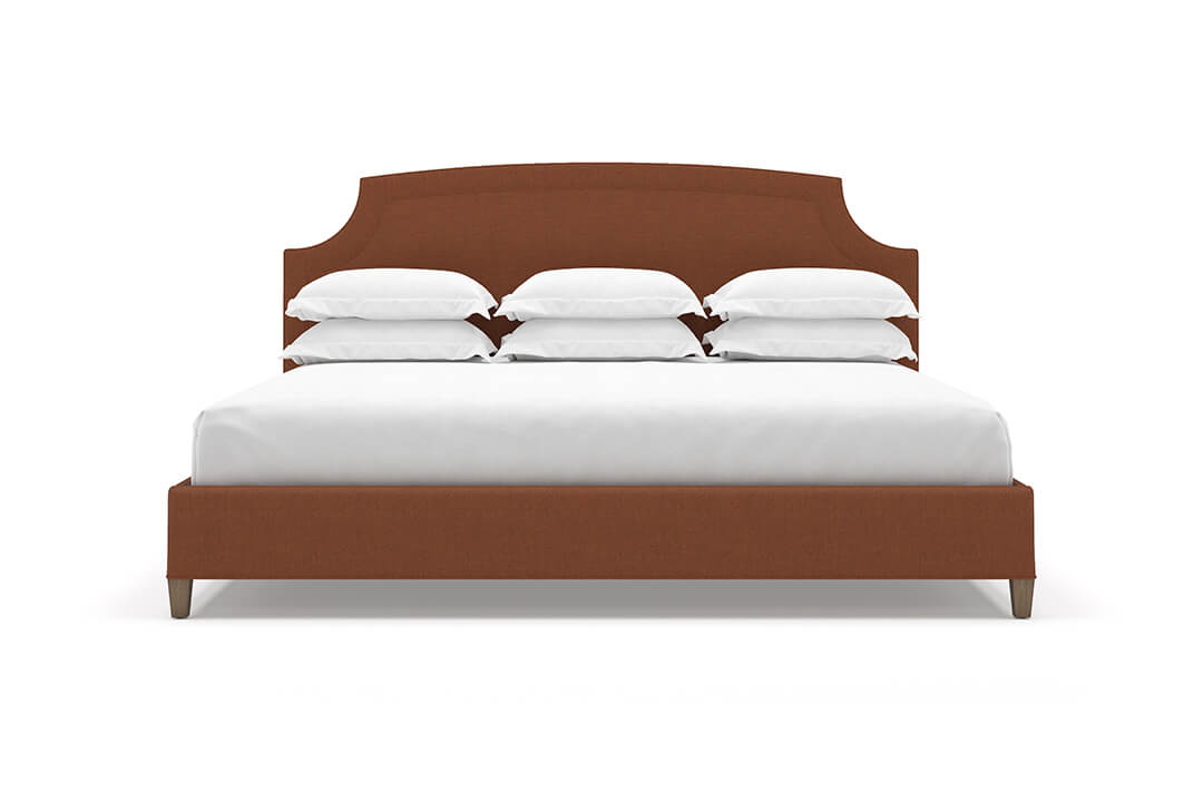 Cordova Bed Frame in Clay#color_clay