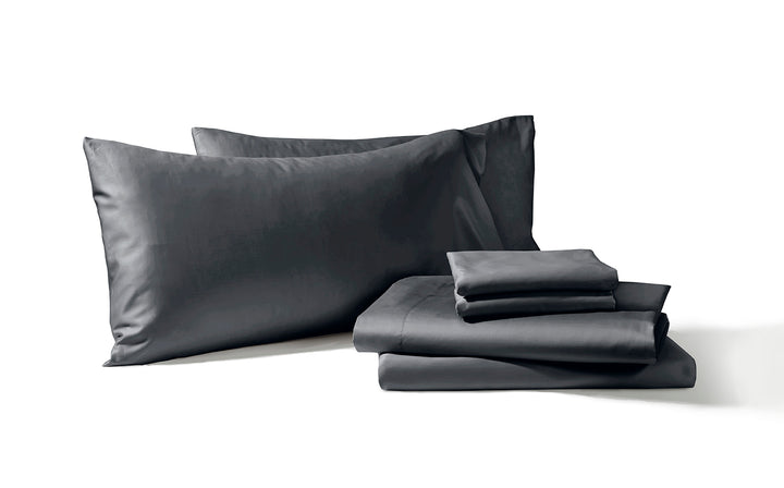 Dark Gray Alaskan King Cotton Sheet Set Detail#color_dark-gray