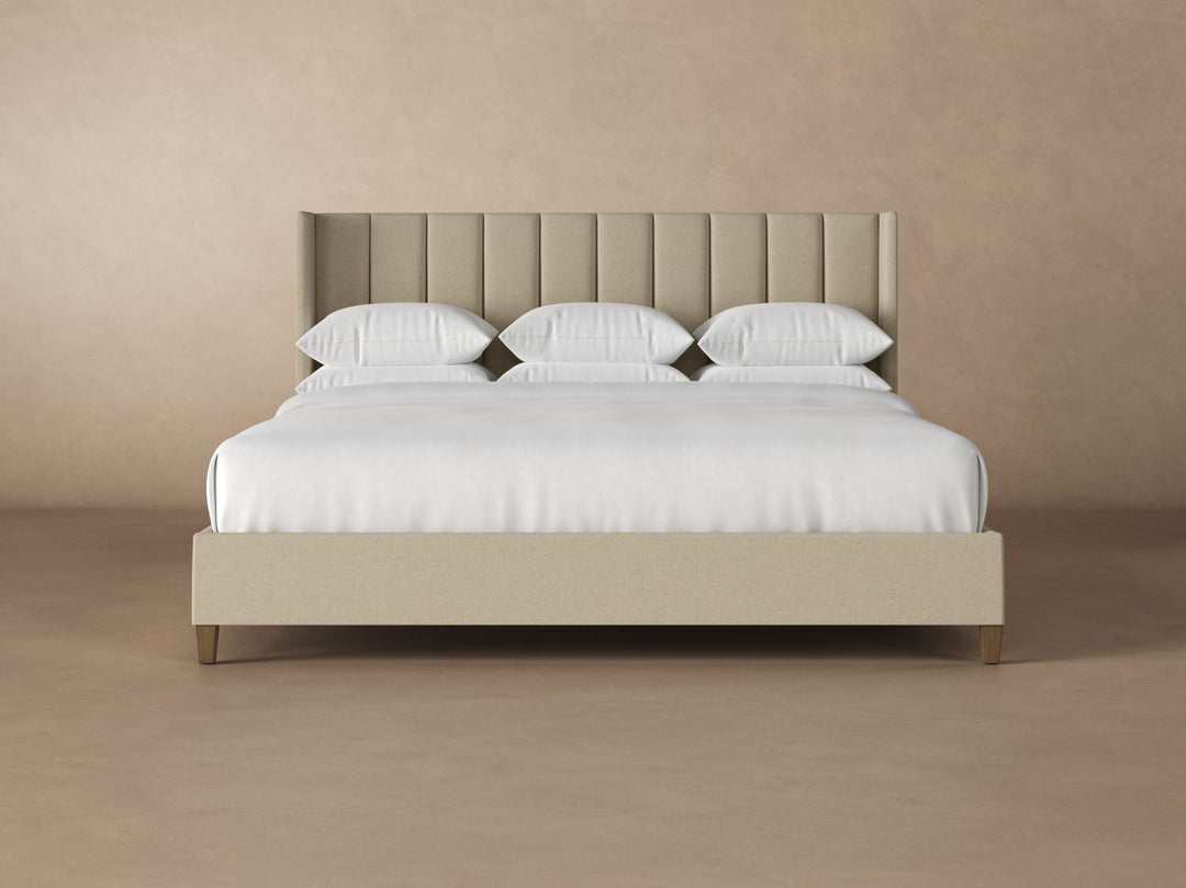 Angled Elias Bed Frame in Buff#color_buff