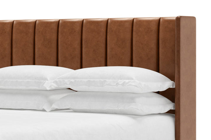 Elias Bed Frame in Cognac#color_cognac