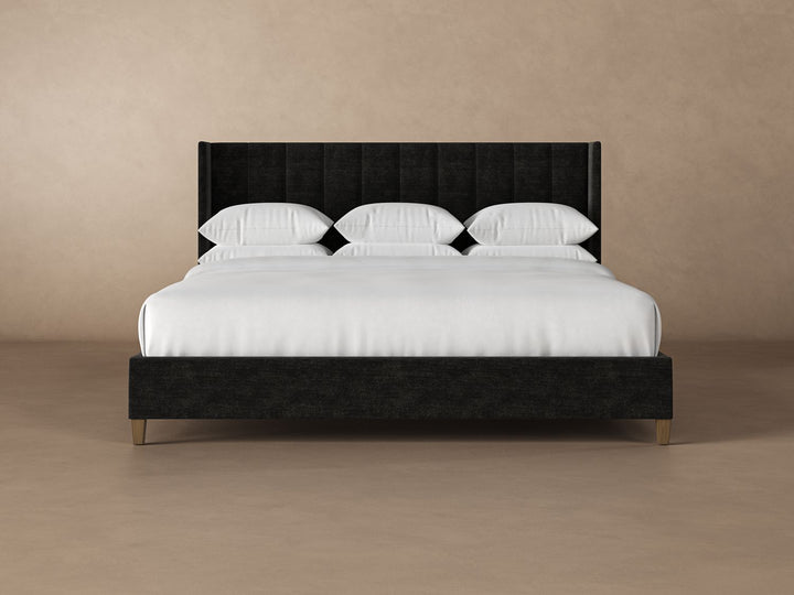 Elias Bed Frame in onyx#color_onyx