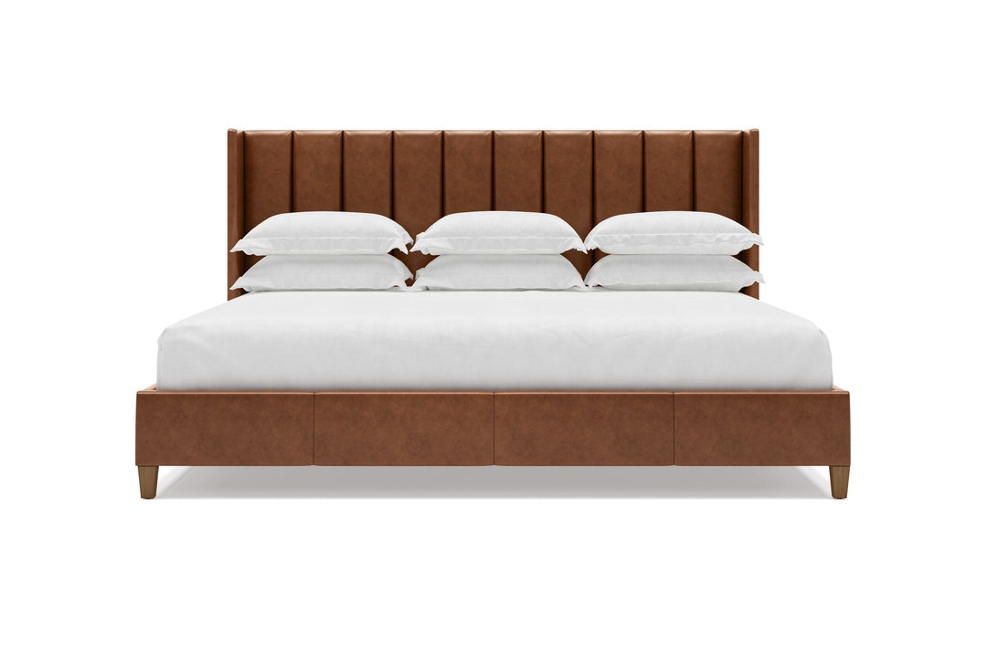 Elias Bed Frame in Cognac#color_cognac