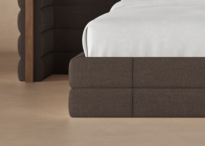 Bark colored Harrison bedframe #color_bark