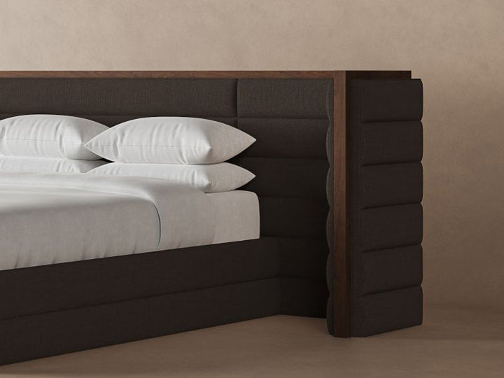 Bark colored Harrison bedframe #color_bark