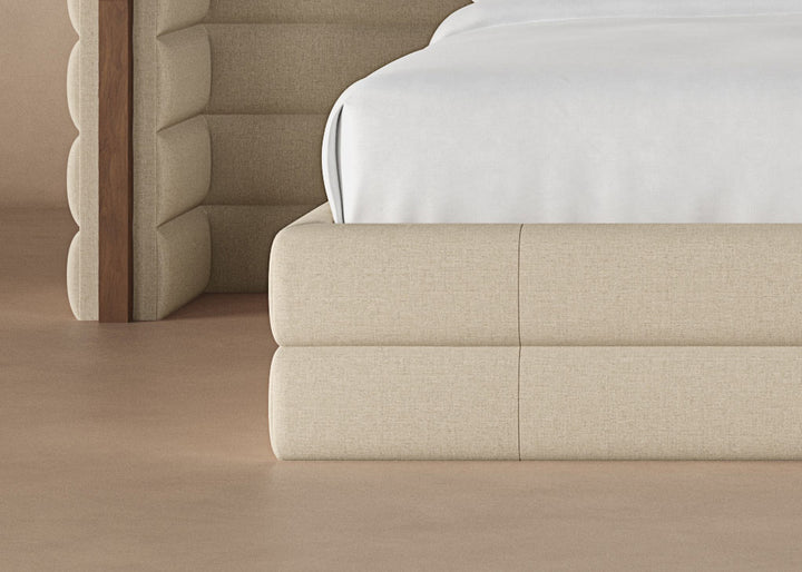 Buff colored Harrison bedframe #color_buff