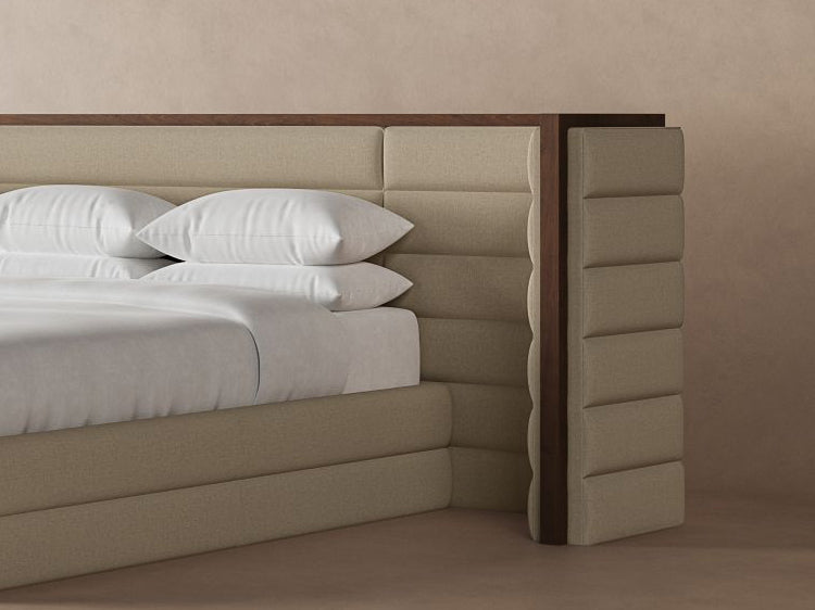 Buff colored Harrison bedframe #color_buff