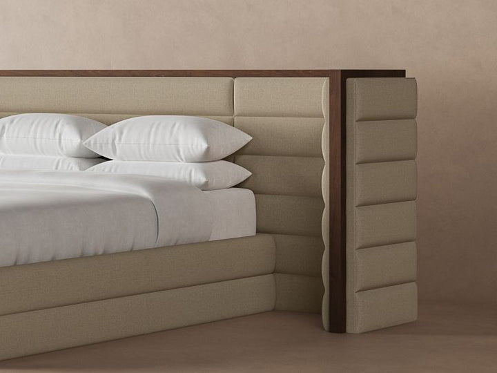 Buff colored Harrison bedframe #color_buff