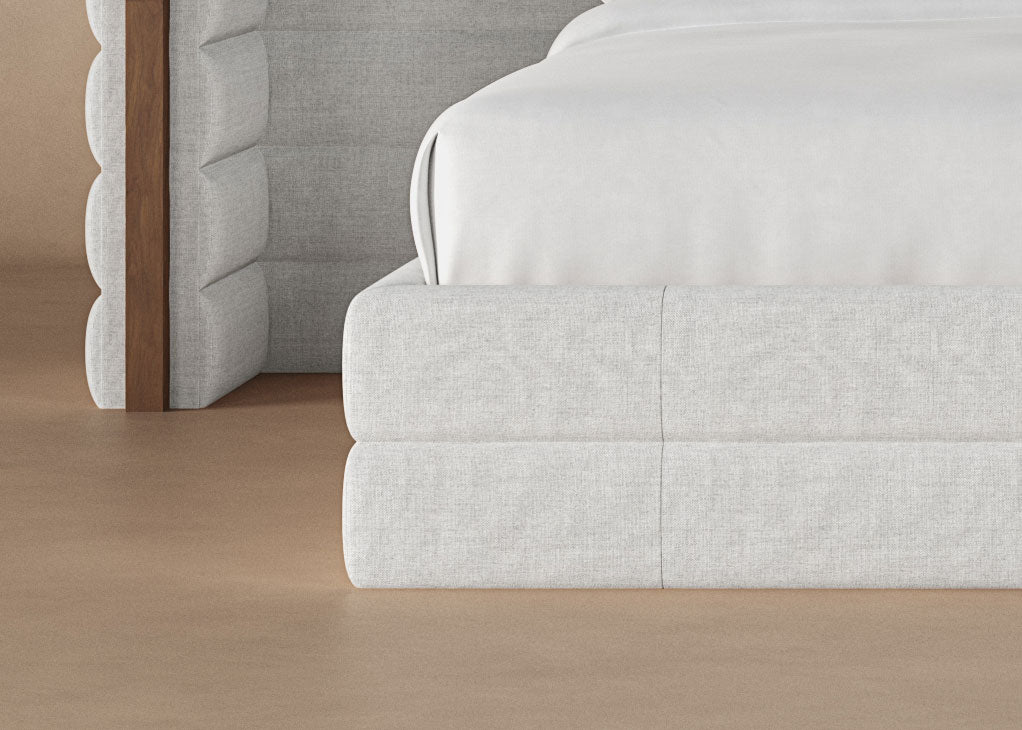 Dove colored Harrison bedframe #color_dove