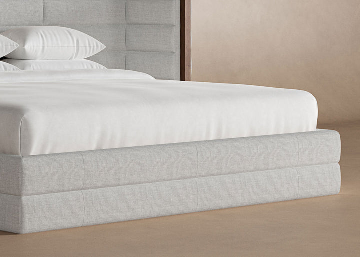Dove colored Harrison bedframe #color_dove