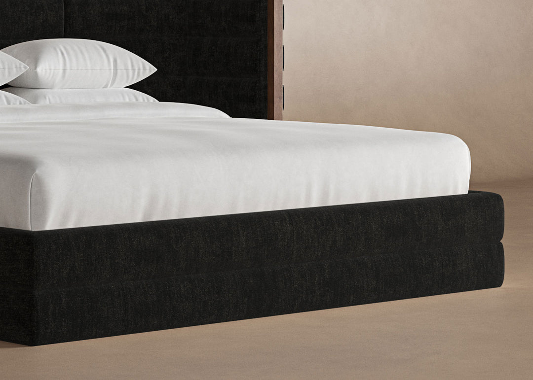 Onyx colored Harrison bedframe #color_onyx
