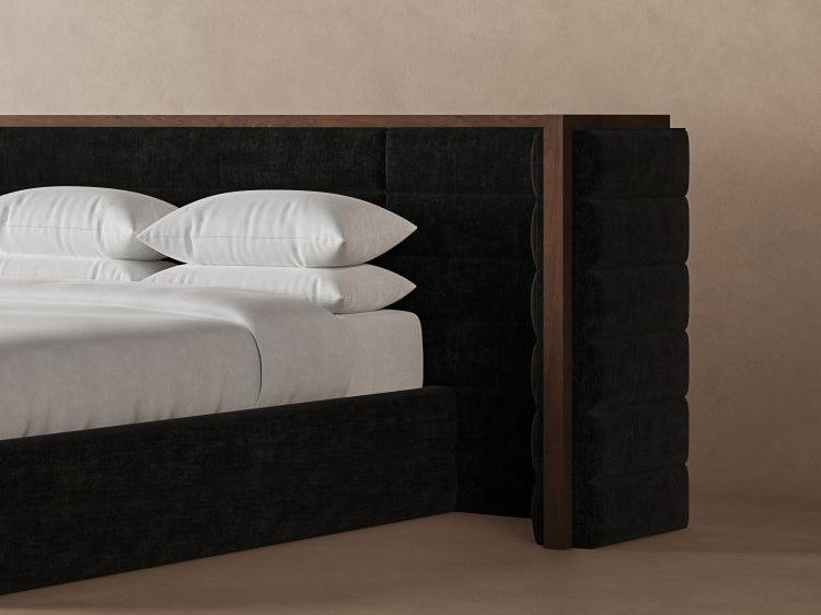 Onyx colored Harrison bedframe #color_onyx