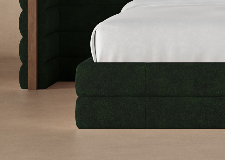 Emerald colored Harrison bedframe #color_emerald