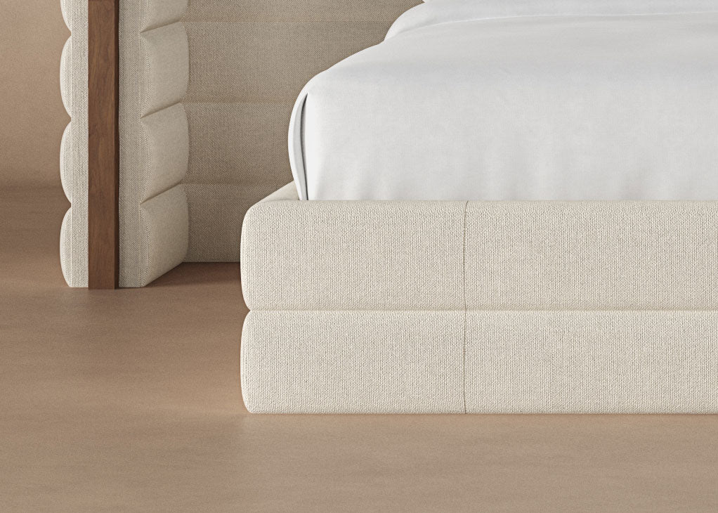 Flax colored Harrison bedframe #color_flax