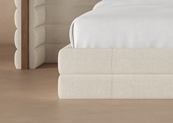 Flax colored Harrison bedframe #color_flax