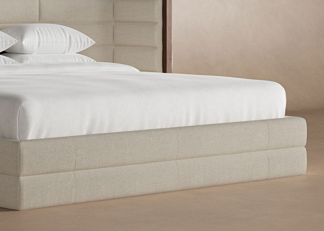 Flax colored Harrison bedframe #color_flax