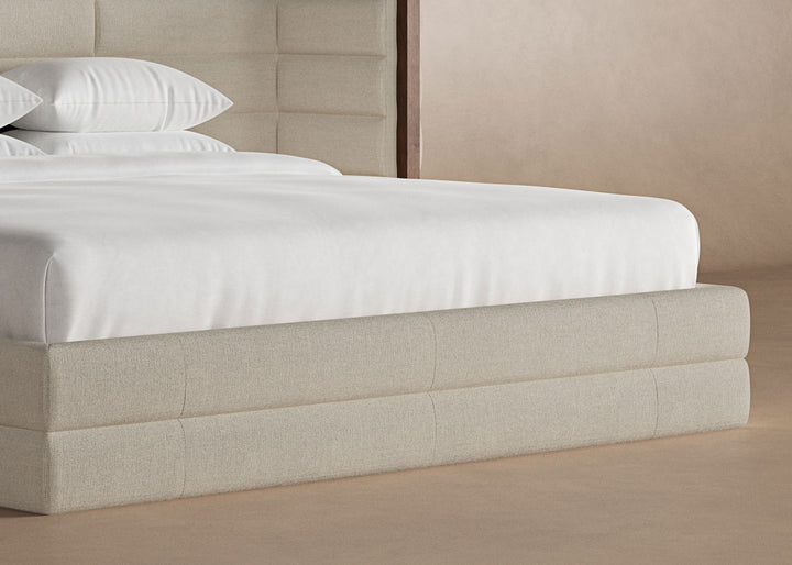 Flax colored Harrison bedframe #color_flax