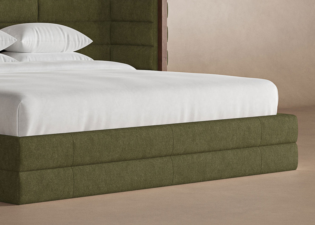 Moss colored Harrison bedframe #color_moss