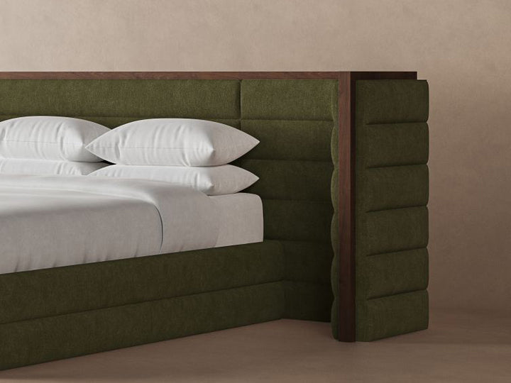 Moss colored Harrison bedframe #color_moss