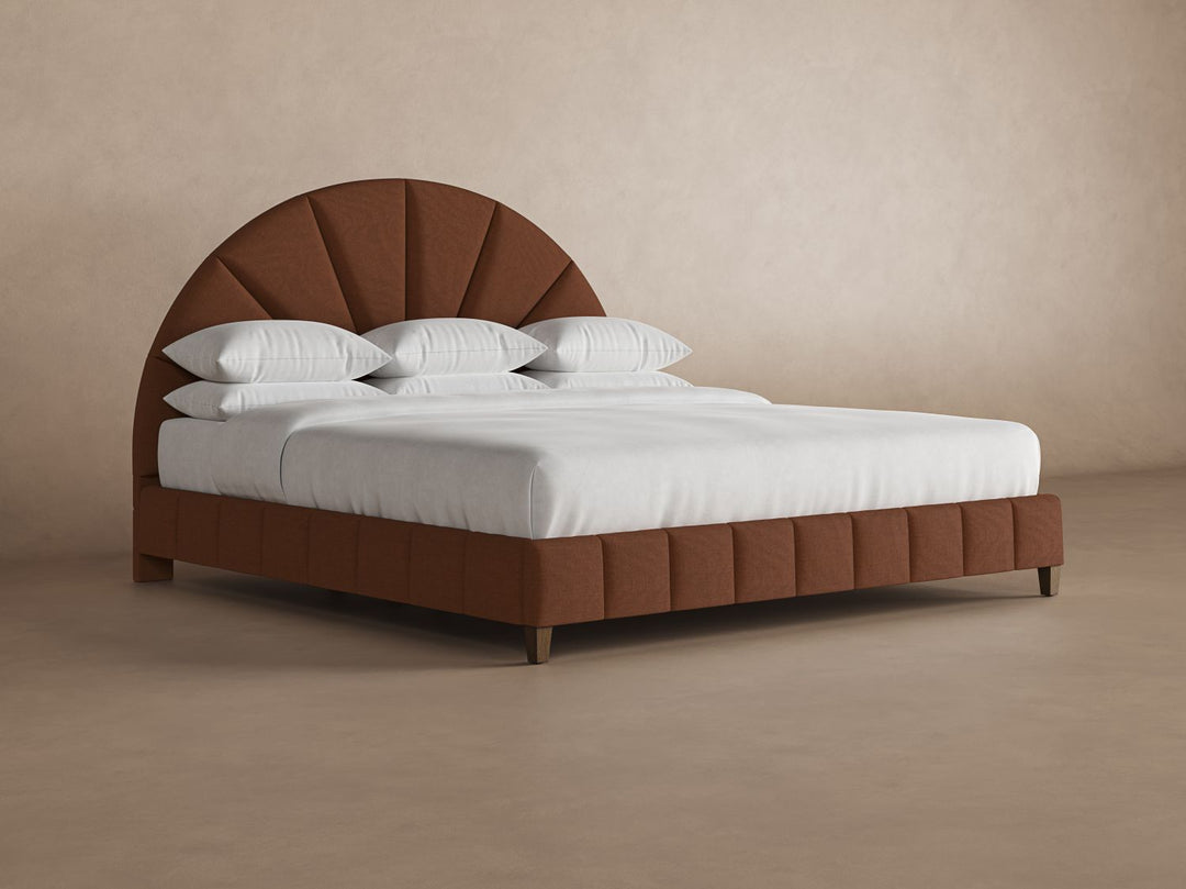 Huxley Bed Frame in Clay#color_clay