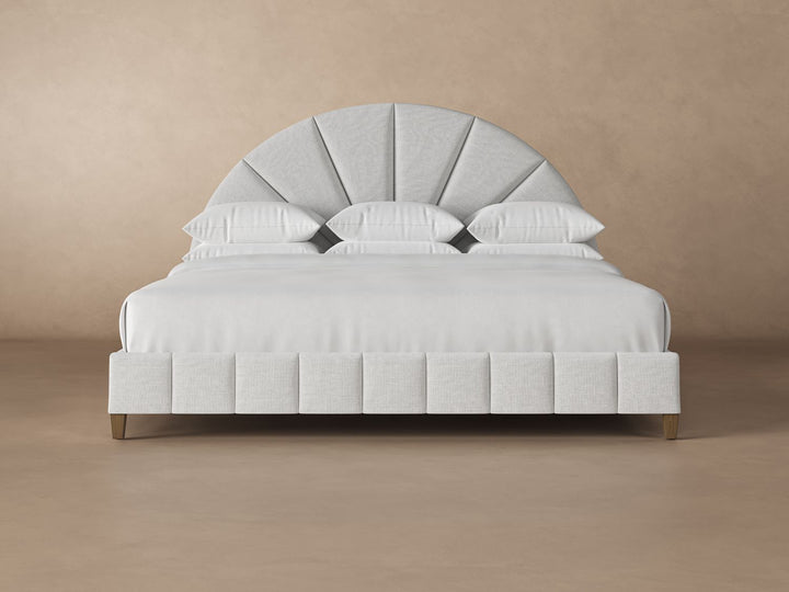 Angled Huxley Bed Frame in Dove#color_dove