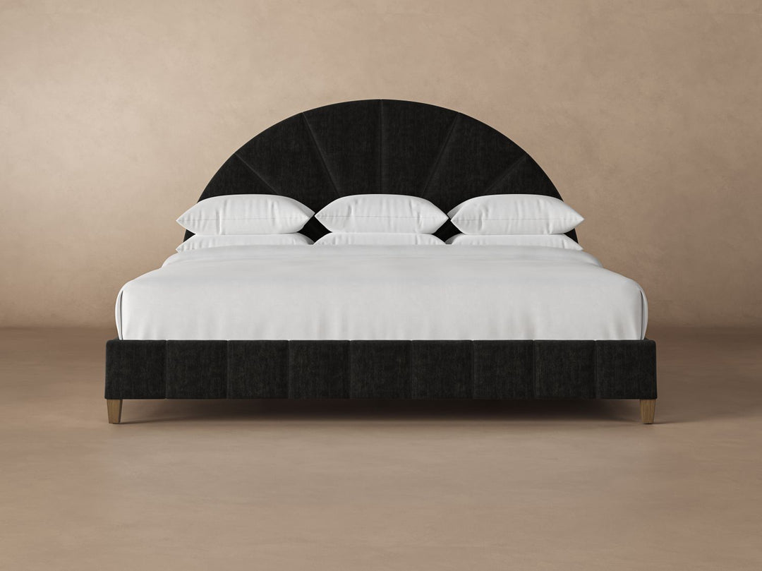 Angled Huxley Bed Frame in onyx#color_onyx