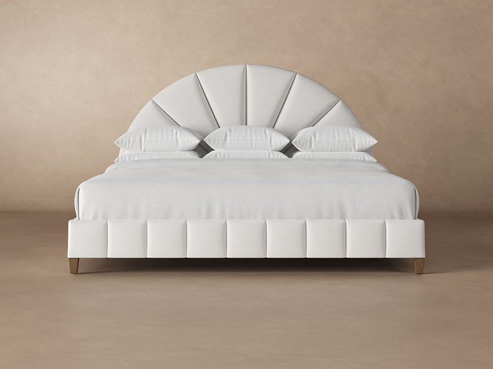 Huxley Bed Frame in Snow#color_snow