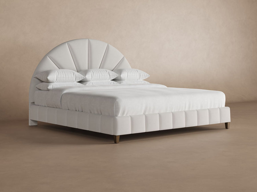 Huxley Bed Frame in Snow#color_snow