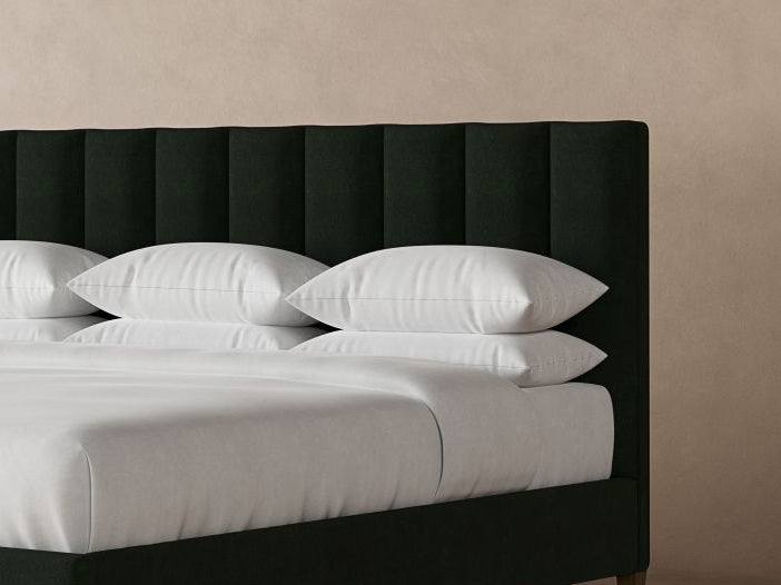 Angled Kenai Bed Frame in Emerald#color_emerald