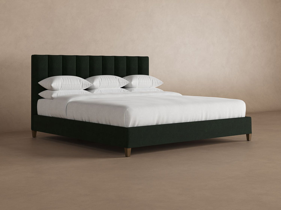 Angled Kenai Bed Frame in Emerald#color_emerald