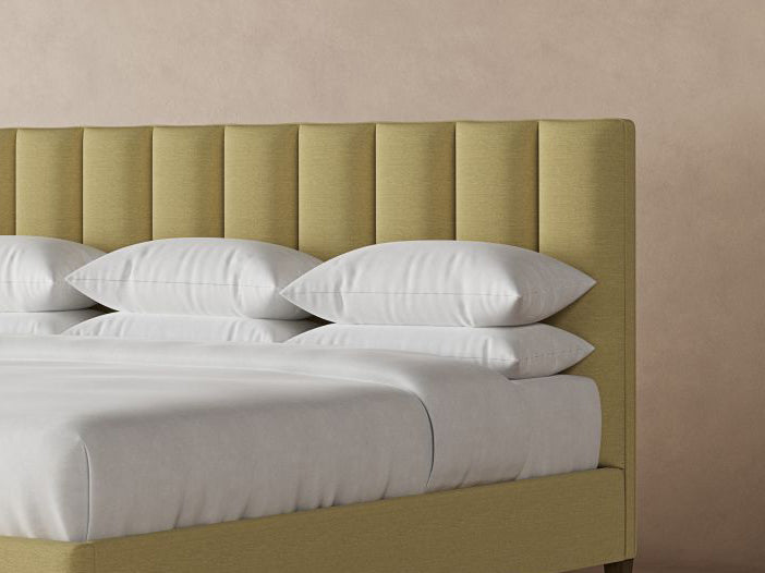 Angled Kenai Bed Frame in Iceland Moss #color_iceland-moss