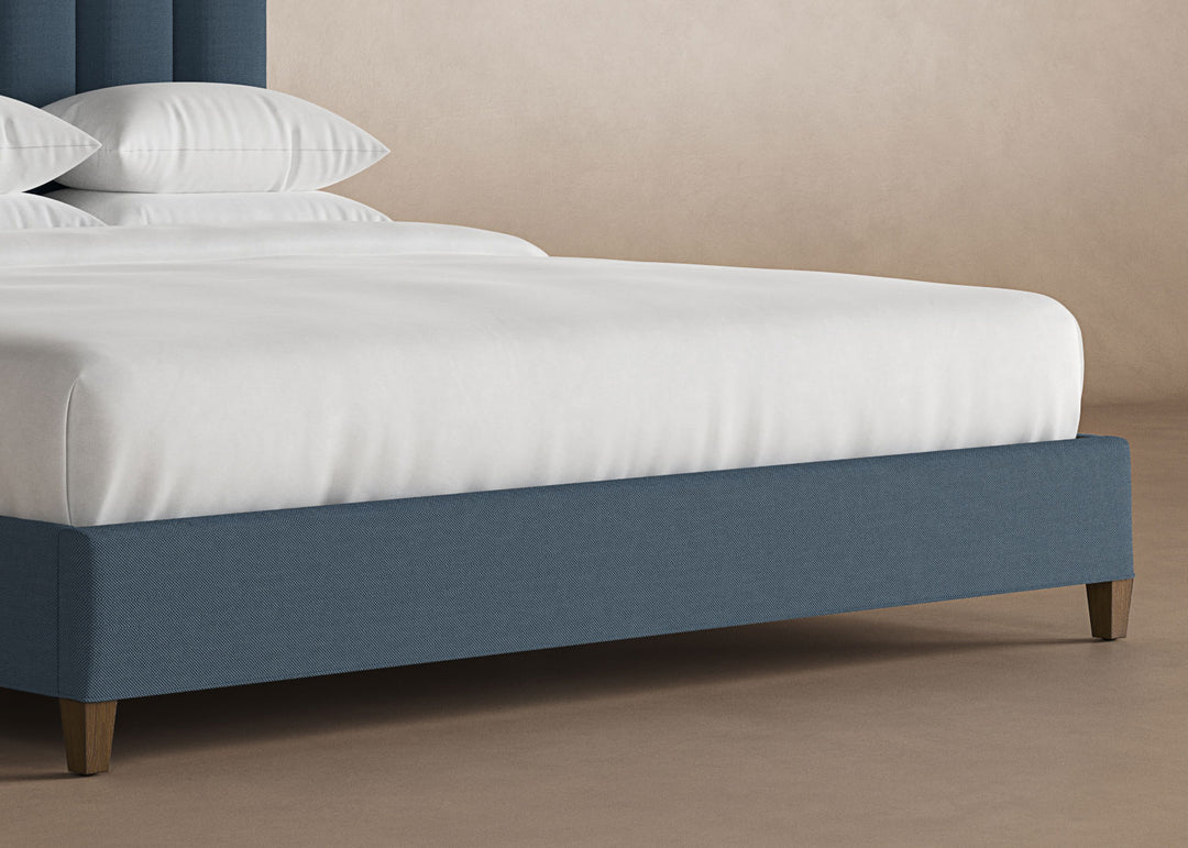Angled Kenai Bed Frame in Steel#color_steel