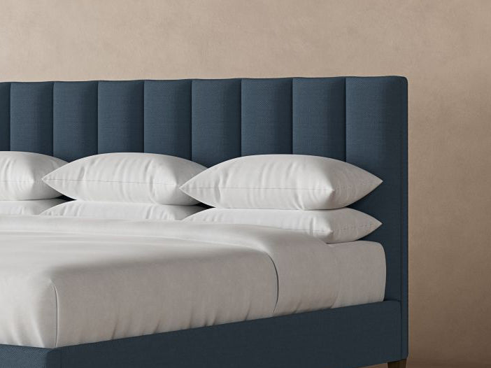 Angled Kenai Bed Frame in Steel#color_steel