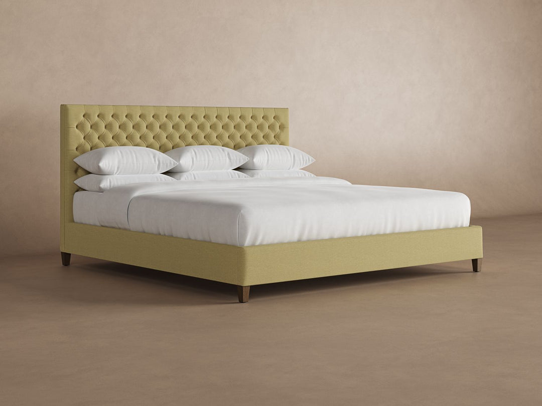 Kincaid Bed Frame in Ebony#color_iceland-moss