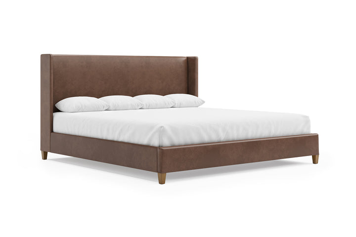 Kodiak Leather Bed in Espresso #color_espresso