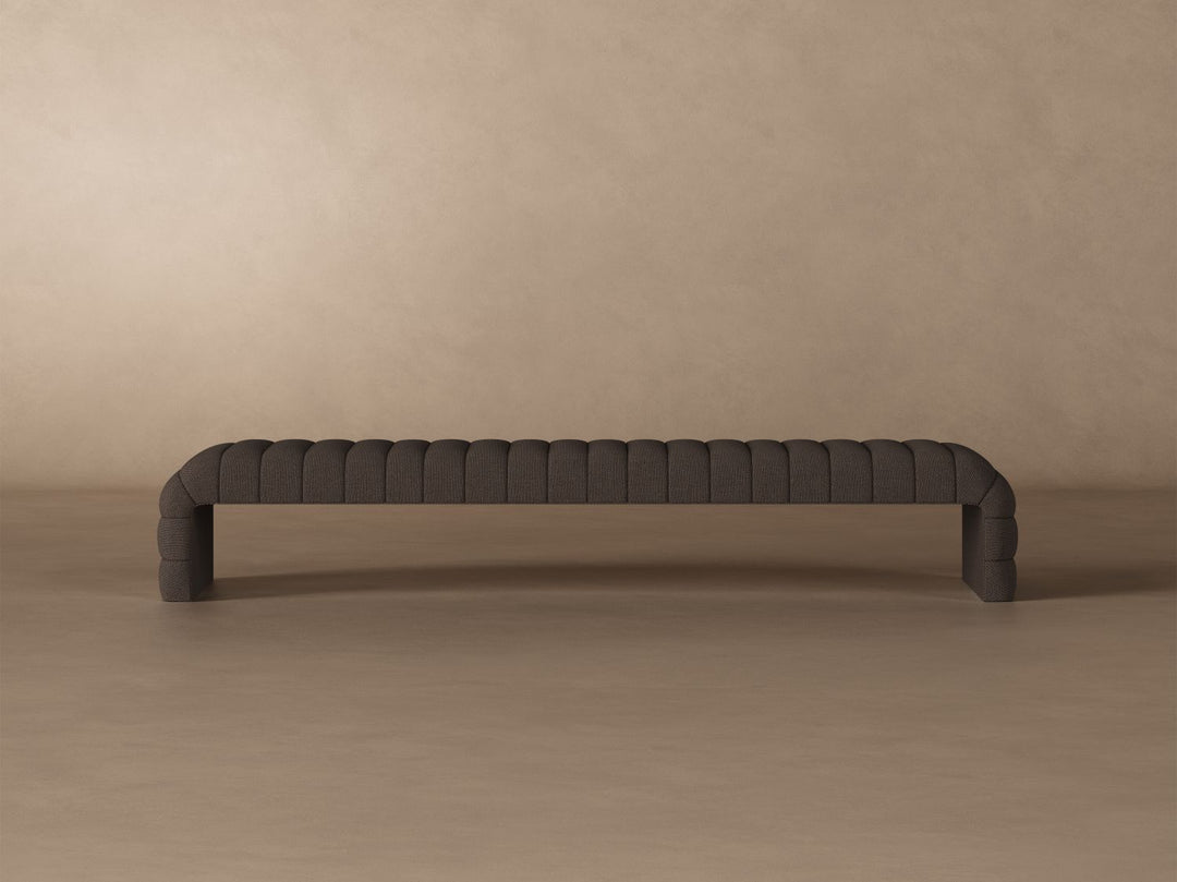 Louis Channel Bench in Bark#color_bark