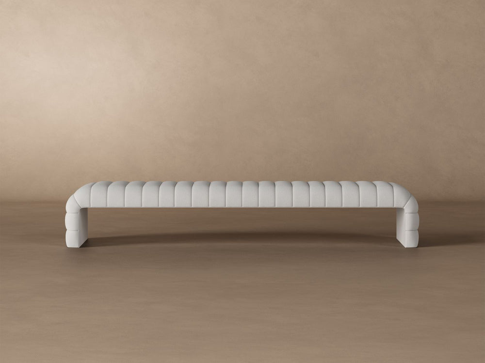 Louis Channel Bench in Snow#color_snow